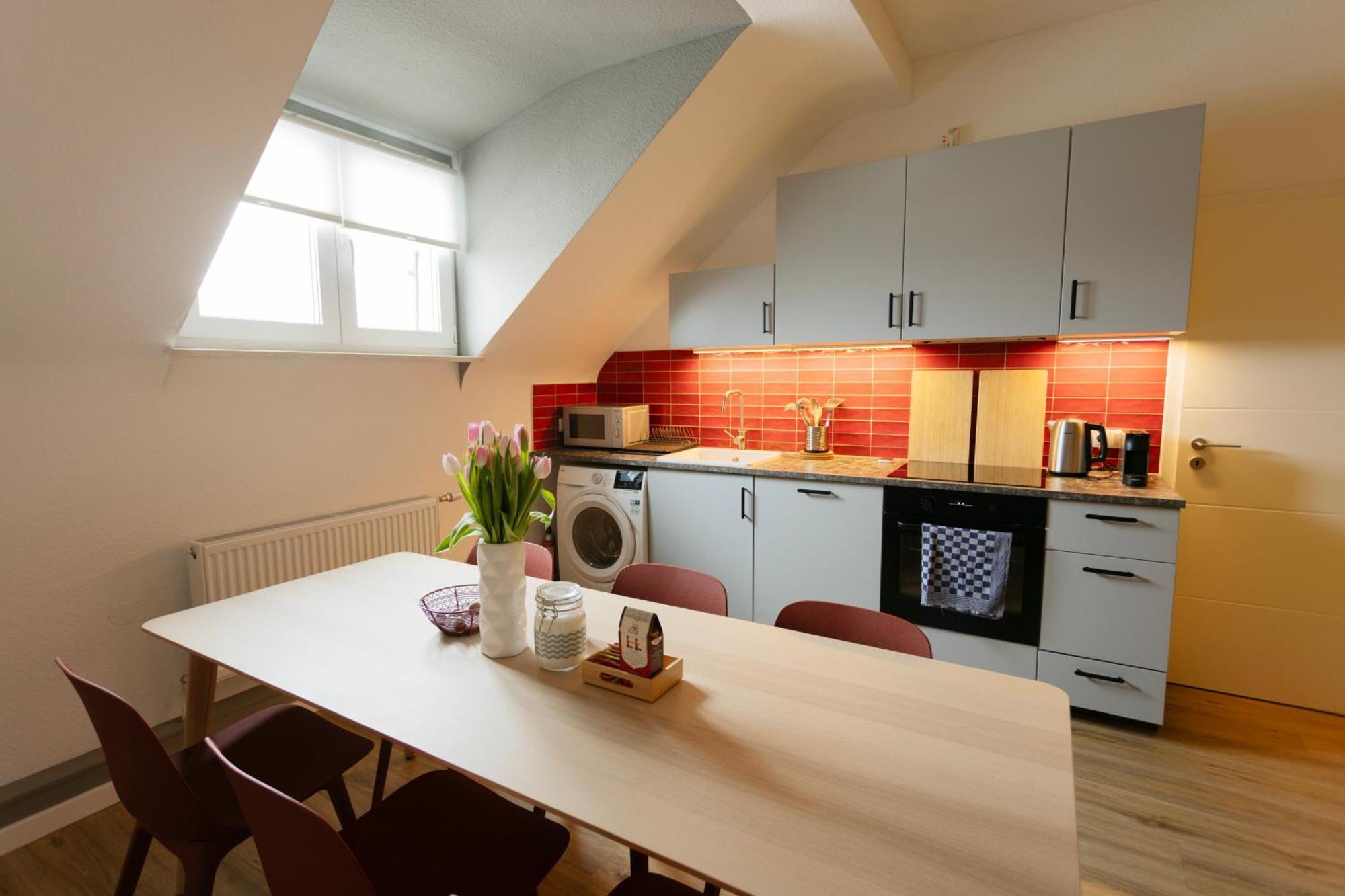 Big Flat With Fresh Renovation, Free Parking, Sonyps, Netflix Apartment Дуйсбург Екстериор снимка